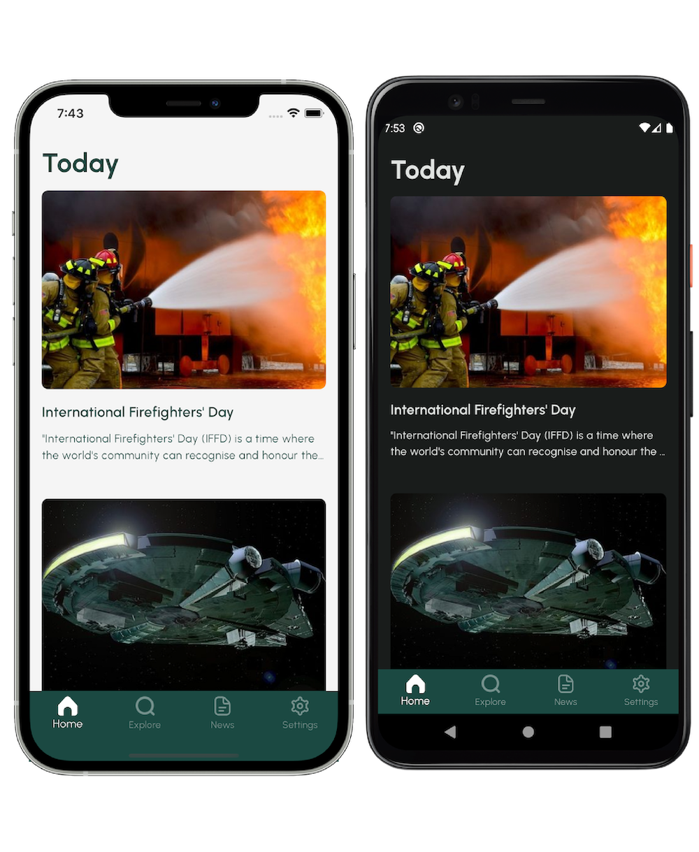 App screen